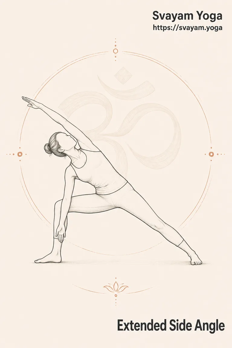 Extended side angle pose